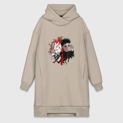 Платье-худи хлопок Окарун - DanDaDan