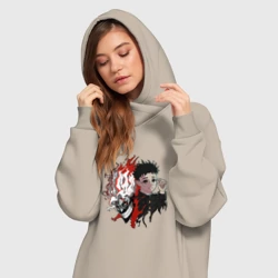 Платье-худи хлопок Окарун - DanDaDan - фото 2