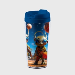 Термокружка-непроливайка Инопланетный баскетбол