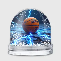 Игрушка Снежный шар Баскетбольный мяч и удар молнии