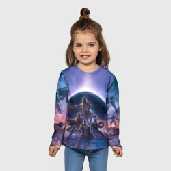 Детский лонгслив 3D Предзнаменования тирании Helldivers 2 - фото 2