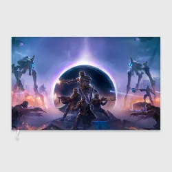 Флаг 3D Предзнаменования тирании Helldivers 2