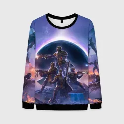 Мужской свитшот 3D Предзнаменования тирании Helldivers 2