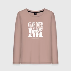 Женский лонгслив хлопок Game over жениха