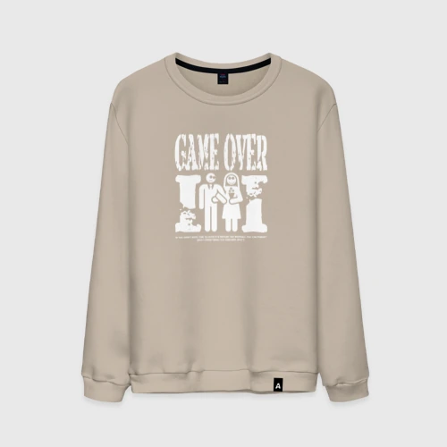 Мужской свитшот хлопок Game over жениха