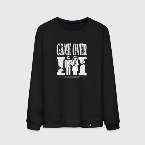 Мужской свитшот хлопок Game over жениха