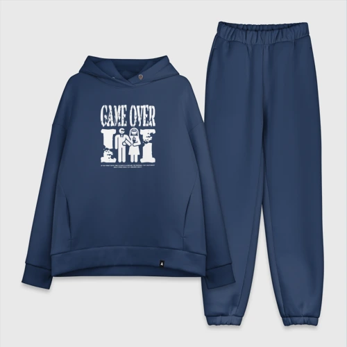 Женский костюм хлопок Oversize Game over жениха