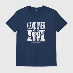 Мужская футболка хлопок Game over жениха