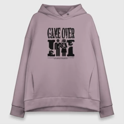 Женское худи Oversize хлопок Game over невесты