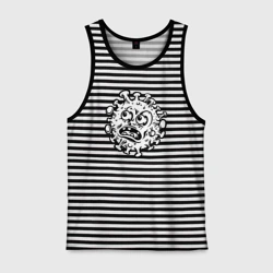 Мужская майка хлопок Удивлённый вирус