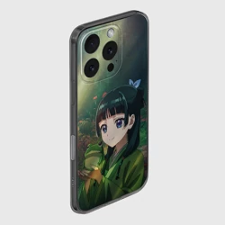 Чехол для iPhone 16 Pro силиконовый с защитой камеры МаоМао и лягушка - Монолог Фармацевта - фото 2