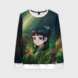 Женский свитшот 3D МаоМао и лягушка - Монолог Фармацевта