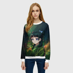 Женский свитшот 3D МаоМао и лягушка - Монолог Фармацевта - фото 2