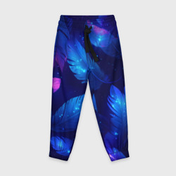 Детские брюки 3D Мерцающие перья - волшебные искры