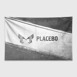 Флаг-баннер Placebo - white gradient по-горизонтали