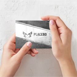Поздравительная открытка Placebo - white gradient по-горизонтали - фото 2