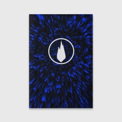 Обложка для паспорта матовая кожа Thousand Foot Krutch blue energy