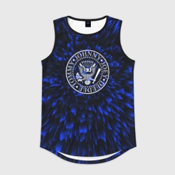 Мужская спортивная майка 3D Ramones blue energy