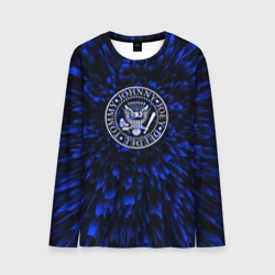 Мужской лонгслив 3D Ramones blue energy