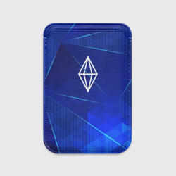 Картхолдер Magsafe магнитный The Sims blue poly