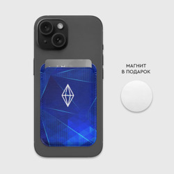 Картхолдер Magsafe магнитный The Sims blue poly - фото 2