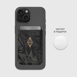 Картхолдер Magsafe магнитный The Sims golden poly - фото 2