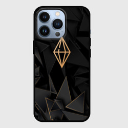 Чехол для iPhone 13 Pro The Sims golden poly