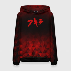 Женская толстовка 3D Akira red poly