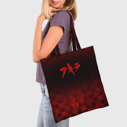 Шоппер 3D Akira red poly - фото 2