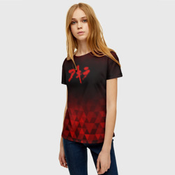 Женская футболка 3D Akira red poly - фото 2