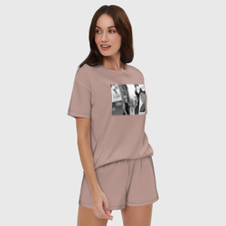 Женская пижама с шортиками хлопок Баскетбол куроко арт герои - фото 2