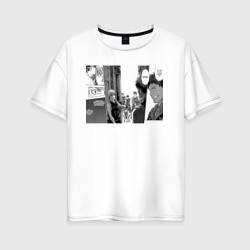 Женская футболка хлопок Oversize Баскетбол куроко арт герои