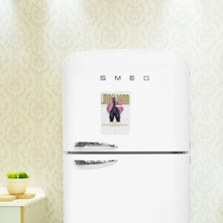 Магнитный плакат 2Х3 Линдеманн в розовой шубе - фото 2