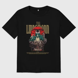 Мужская футболка хлопок Oversize Линдеманн кукловод