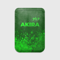 Картхолдер Magsafe магнитный Akira - green gradient посередине
