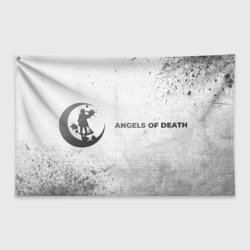Флаг-баннер Angels of Death - white gradient по-горизонтали