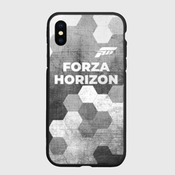 Чехол для iPhone XS Max матовый Forza Horizon - grey gradient посередине