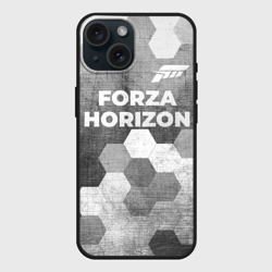 Чехол силиконовый для Apple iPhone 15 матовый Forza Horizon - grey gradient посередине
