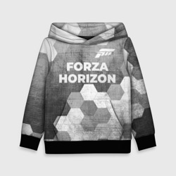 Детская толстовка 3D Forza Horizon - grey gradient посередине