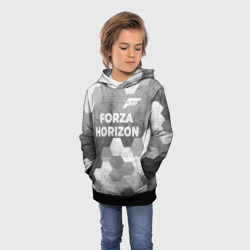 Детская толстовка 3D Forza Horizon - grey gradient посередине - фото 2