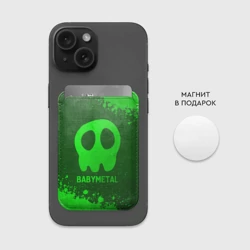 Картхолдер Magsafe магнитный Babymetal - green gradient - фото 2