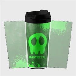 Термокружка-непроливайка Babymetal - green gradient - фото 2