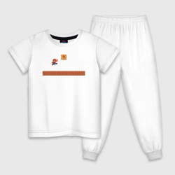 Детская пижама хлопок Mario 8 bit