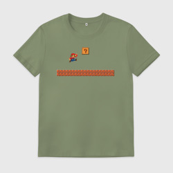 Мужская футболка хлопок Mario 8 bit