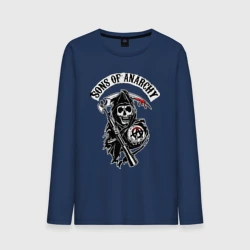 Мужской лонгслив хлопок Sons of anarchy - логотип 