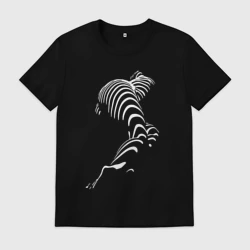 Мужская футболка хлопок Оп-арт ню