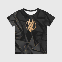 Детская футболка 3D Dead Space golden poly