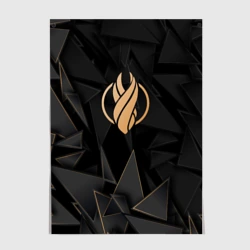 Постер Dead Space golden poly