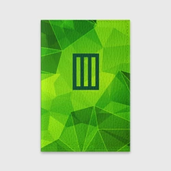 Обложка для паспорта матовая кожа Paramore green poly