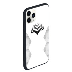 Чехол для iPhone 11 Pro Max матовый Warframe white poly - фото 2